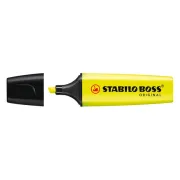 Evidenziatore Stabilo Boss Original - punta a scalpello - tratto 2 - 5 mm - giallo 24 - Stabilo 70/24