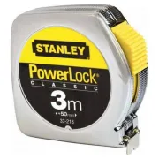 Flessometro PowerLock - 3 m - larghezza nastro 1,27 cm - Stanley M33218 - flessometri e misuratori