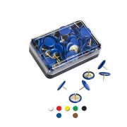Puntine Inflex - blu - Leone - conf. 50 pezzi PP50T105 - puntine - chiodini