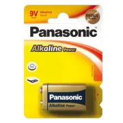 Pila Transistor - 9V - alcalina - Panasonic - blister 1 pezzo C500061 - 