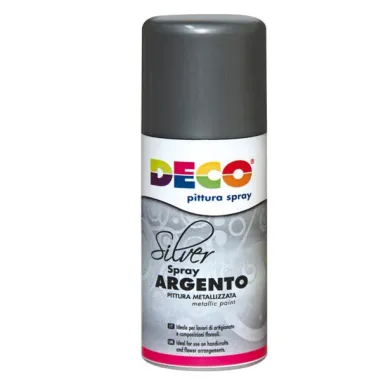 Vernice spray - 150ml - argento - DECO 615/2 - vernici