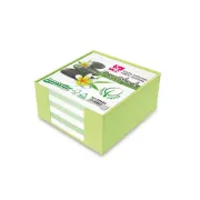 Blocchi a cubo - blocchi numerati - Box Colorato con Foglietti Carta 100 Riciclata 10x10x5Cm Cwr - 
