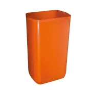Cestino gettacarte Soft Touch - 33x22x49 cm - arancio - 23 L - Mar Plast A74201AR - accessori bagno