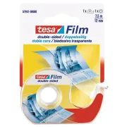 Nastro biadesivo Tesa Film - in chiocciola - 1,2 cm x 7,5 m - trasparente - Tesa 57912-00000-03 - nastri biadesivi