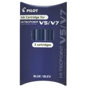 Refill Hi Tecpoint V5/V7 ricaricabile begreen - blu - Pilot - conf. 3 pezzi 040336 - refill roller