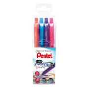A scatto - Busta 4 Roller a scatto Energel x Bl107 0.7mm Pentel - 