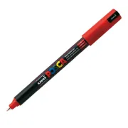 Marcatore a base d'acqua Uni Posca Pen PC1M - punta extra fine 0,7mm - rosso  - Uni Mitsubishi M PC1MR R - 