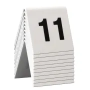 Porta menu' e accessori - Set Da 11 A 20 Numeri Per I Tavoli Securit - 