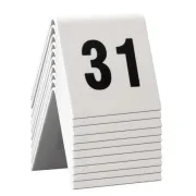 Porta menu' e accessori - Set Da 31 A 40 Numeri Per I Tavoli Securit - 