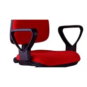 Coppia braccioli per seduta operativa A41B - nylon - nero - Unisit ACCBRTHF2 - accessori per sedute