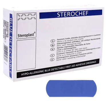 Parafarmaceutica - Scatola 100 Cerotti 2x7Cm Blu Detectable - 