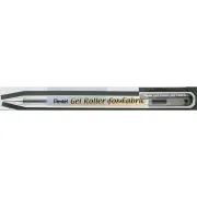 Gel Roller per tessuto - punta 1,00mm - nero - inchiostro permanente  - Pentel BN15-AO - 