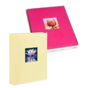 Album portafoto personalizzabile - assortiti - 24 x 31cm - 30fg - fogli in cartoncino con velina - Lebez 80654 - album foto -...
