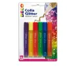 Glitter e porporina - Blister Colla Glitter 6 Penne 10,5Ml Colori Pastello Assortiti Cwr - 