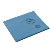 Panni spugne guanti per pulizie - Conf. 5 Panni Blu Microglass 50x40Cm In Microfibra Vileda - 