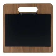 Porta menu' e accessori - Porta Menu' Chopping Board In Legno Con Anelli 32,7x30Cm Securit - 