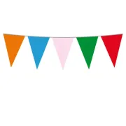 Festoni e palloncini - Festone Bandiere Multicolor Lungh.10Mt Big Party - 