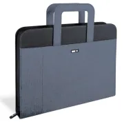Portablocchi e portabiglietti - Portablocco con anelli 28 5x36cm grigio bicolore Niji - 