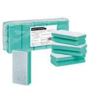 Panni spugne guanti per pulizie - Pack 10 Spugne verde Pro Color PERFETTO - 