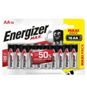 Pile stilo AA - 1,5V - Energizer Max - blister 16 pezzi E303327500 - pile