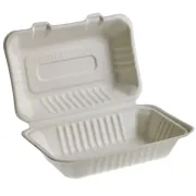 Vaschette Sandwich Take Away Bio - 23 x 15 cm - Leone - conf. 50 pezzi Q2023 - contenitori per alimenti, borse e ceste
