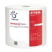 Bobina industriale Defend Tech - con formula antibatterica - 660 strappi - Papernet 419734 - bobine asciugatutto e supporti