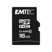 Emtec - Micro SDHC Class 10 Classic - ECMSDM16GHC10CG - 16GB ECMSDM16GHC10CG - schede memoria