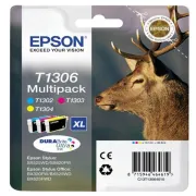 Epson - Multipack Cartuccia ink - C/M/Y - T1306 - C13T13064012 - 10,1ml cad C13T13064012 - 