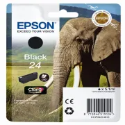 Inkjet Epson - Cartuccia Nera Claria Photo Hd Serie 24 Elefante - 