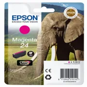 Inkjet Epson - Cartuccia Magenta Claria Photo Hd Serie 24 Elefante - 