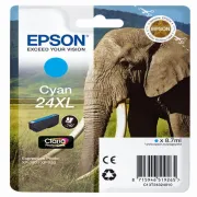 Inkjet Epson - Cartuccia Ciano Claria Photo Hd Serie 24xl Elefante Blister - 
