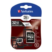 Verbatim - Micro SDHC Classe 10 fino a 45mb/sec - 44083 - 32GB 44083 - schede memoria