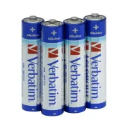 Verbatim - Scatola 4 Pile alkaline mini stilo AAA - 49920 49920 - 