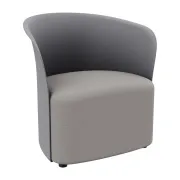 Sedute attesa e accessori - Poltrona Crown grigio Paperflow - 