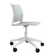 Seduta Home/Office Alpha APGB - senza braccioli - bianco - Unist APGB bianco - sedute operative