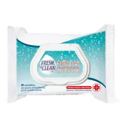 Salviette disinfettanti antibatteriche milleusi - Fresh&Clean - busta da 20 pezzi 06-0242 - salviette, fazzoletti e lenzuolini