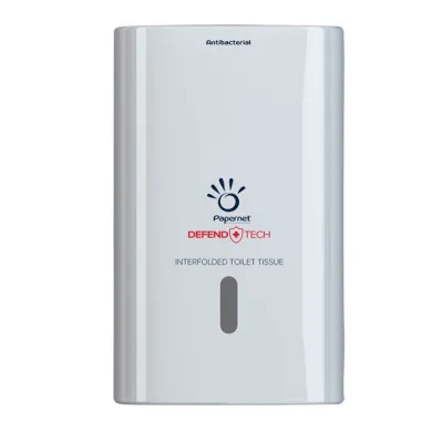 Bobine asciugatutto e supporti - Dispenser Antibatterico Defend tech Carta Igienica Interfogliata - 