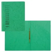 Cartella con pressino - cartone - A4 - verde - Pagna 28001-03 - cartelline a tre lembi