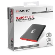 Hard disk - Emtec X210 External 1024G con Cover protettiva in silicone - 