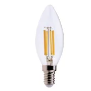 Lampadine - LAMPADA LED Candela 6W E14 3000K luce bianca calda - 