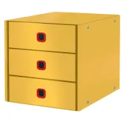 Cassettiera Click&Store Cosy - 3 cassetti - giallo - Leitz 53680019 - 