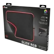 Mouse e tastiere - Tappetino mouse con illuminazione RGB e 4 porte USB GXT 765 GLIDE-FLEX Trust - 