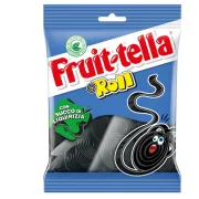 Caramella gommosa - liquirizia roll - formato pocket 90 gr - Fruit-Tella 06398100 - caramelle, cioccolatini e chewing gum