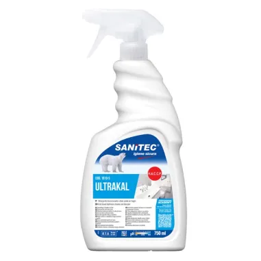 Detergenti e detersivi per pulizia - Disincrostante fortemente acido profumato ULTRAKAL 750ml Sanitec - 