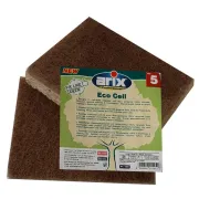 Panni spugne guanti per pulizie - Conf 5 spugne abrasive Eco Cell - 
