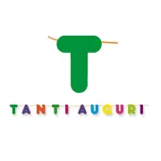 Festone Tanti Auguri - in cartoncino - 6 mt - Big Party 60874 - festoni e palloncini