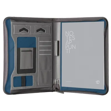 Borse cartelle e valigie - Portablocco con zip Bluegate dim. 29x36x4cm grigio INTEMPO - 