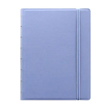 Portablocchi e portabiglietti - Notebook f.to A5 a righe 56 pag. blu pastello similpelle Filofax - 