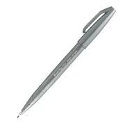 Pennarello Brush Sign Pen - grigio - Pentel SES15C-N - 