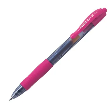 A scatto - Roller gel scatto G-2 0.7mm rosa Pilot - 